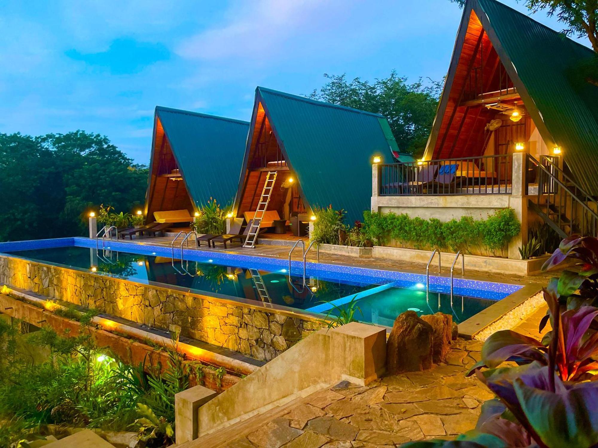 Sundown Lake Hotel & Spa Habarana Bagian luar foto